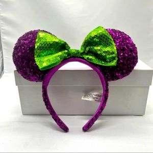 Purple Minnie Mouse Disney Ears Halloween